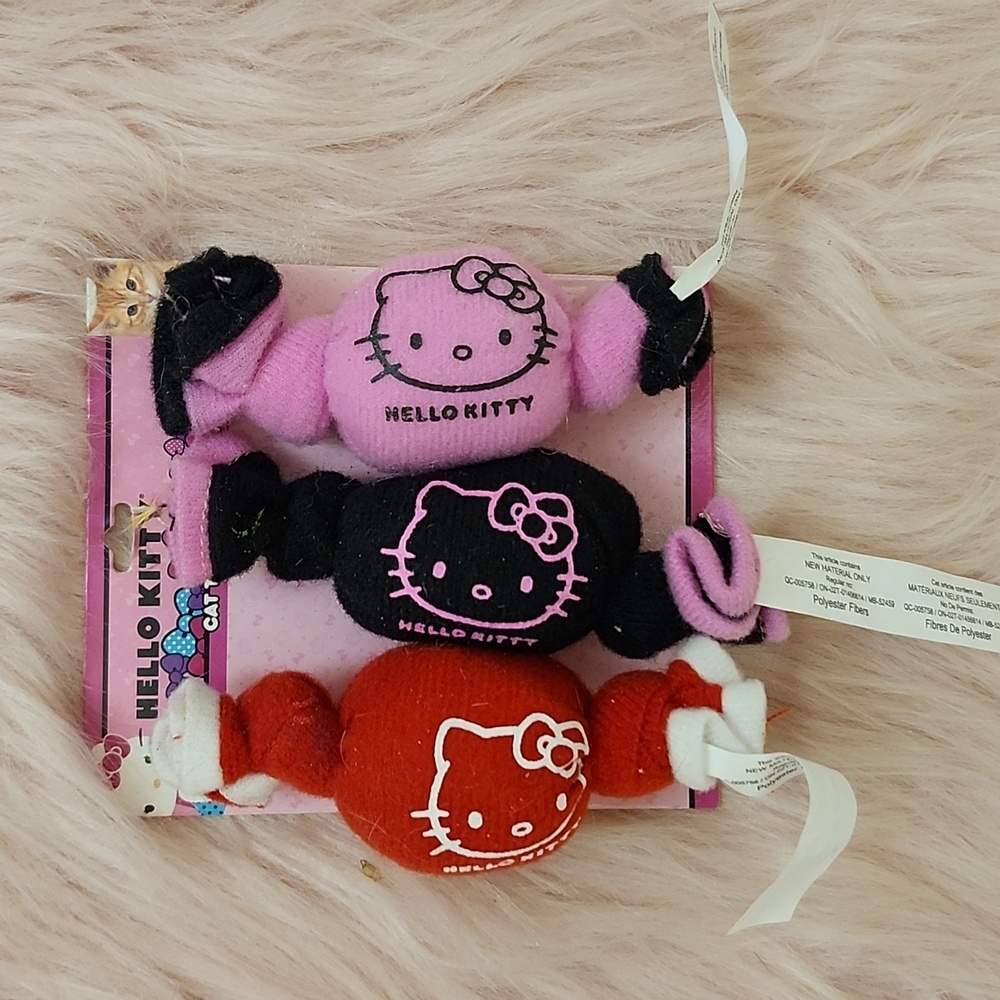Y2K FIND!! Brand New SANRIO X HELLO KITTY CAT TOY-3CT